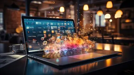Website / Web Development Screenshot “Screenshot of responsive website designed by KR Digital Group International” “Web development dashboard showing client website analytics”